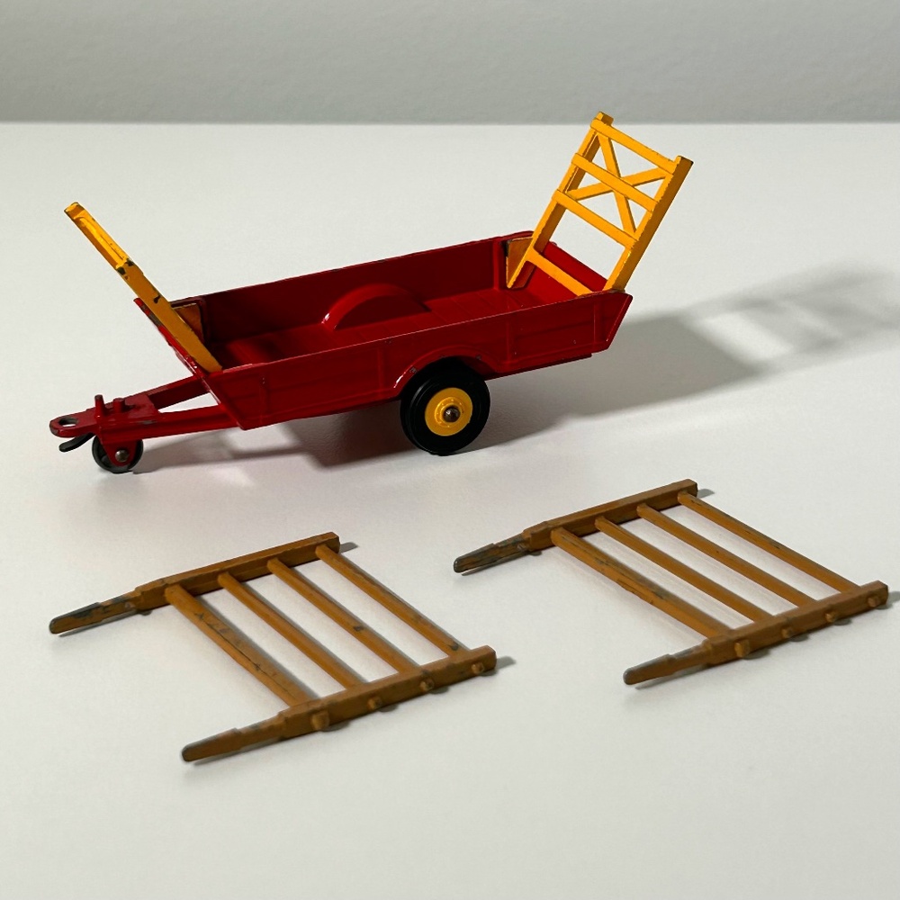 Vintage 50s 60s Meccano Dinky Toys Halesowen Farm Trailer #320 Made in England
